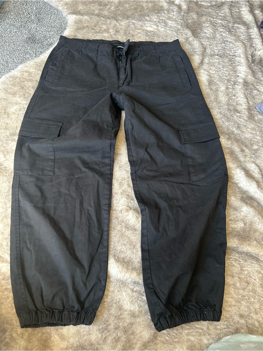 Sanctuary Black Cargo Jogger Pants